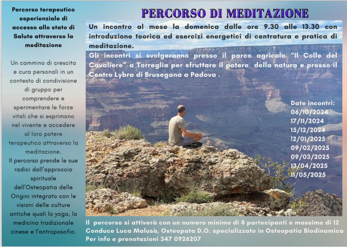 PERCORSO DI MEDITAZIONE 2024-2025
